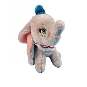Vintage Walt Disney World Disneyland Dumbo Plush  Stuffed Animal 10"